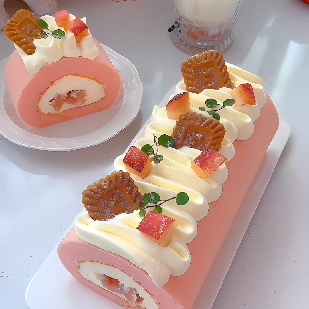 Fleur Couleur FC Peach Pulp Jam | Fruit Filling | Ready To Eat | Cake & Desserts