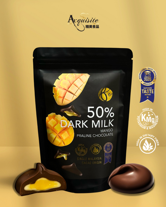 Benns Ethicoa 50% Dark Milk Mango Praline Chocolate | Premium Chocolate | Chocolate Snack