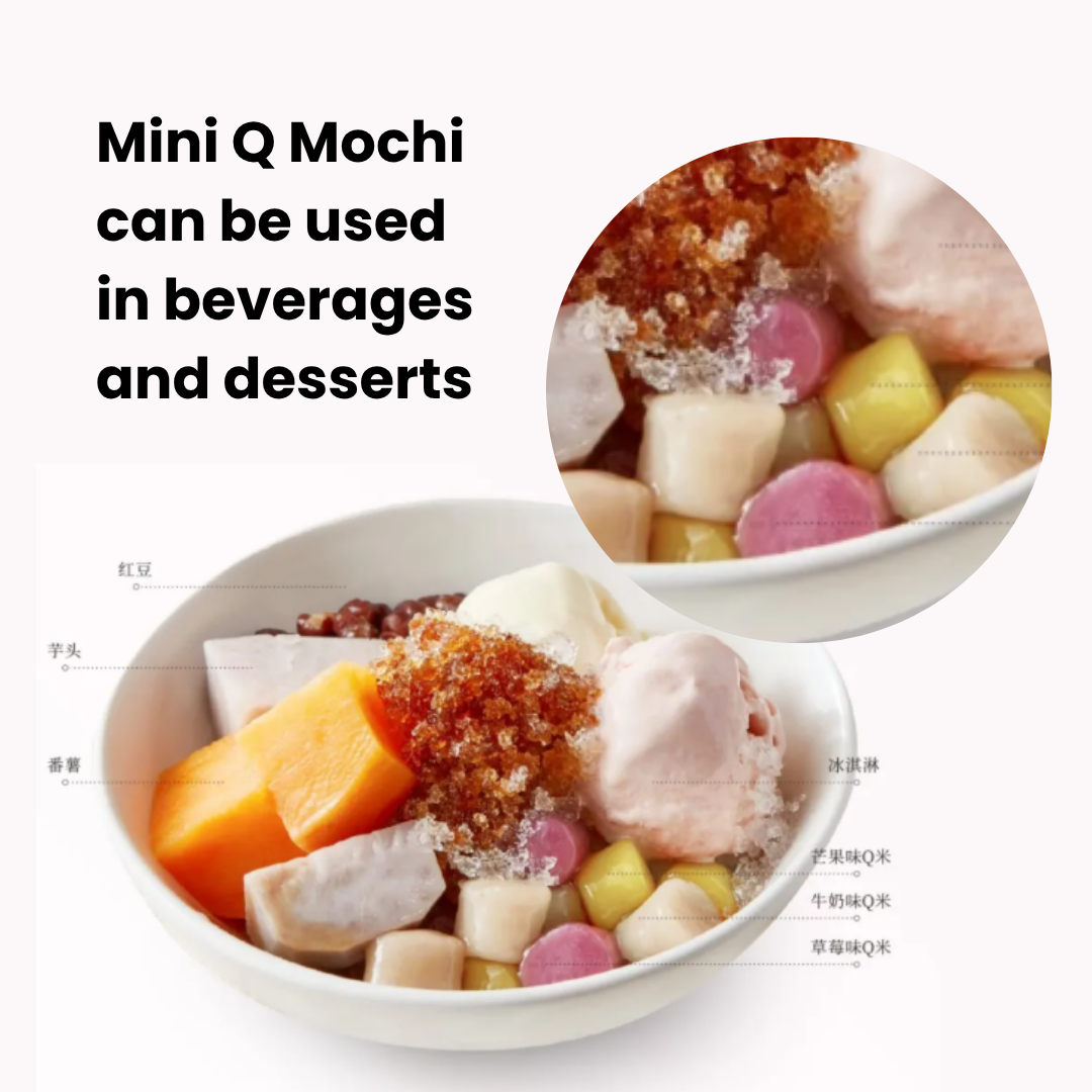 Mini Q Mochi | Ready-to-Use Mochi Q | DIY Desserts & Beverages