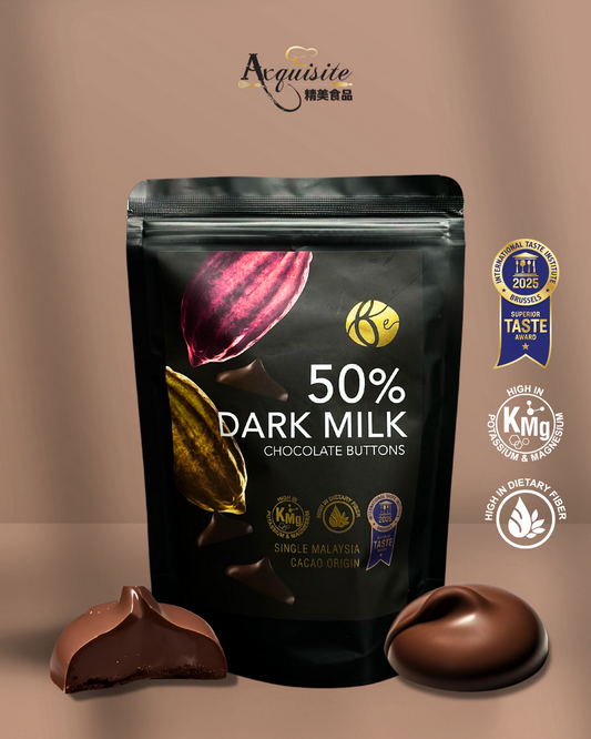 Benns Ethicoa 50% Dark Milk Chocolate Buttons | Premium Chocolate | Dark Milk Chocolate | Chocolate Treats