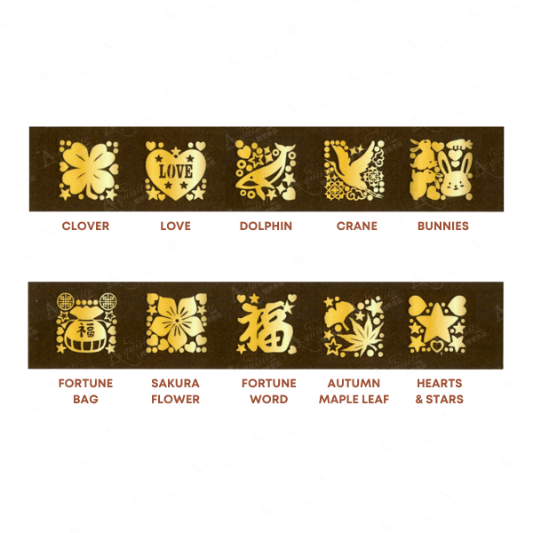 Awesome Edible Pure 24K Tea Gold Leaf Food Decoration-Clover