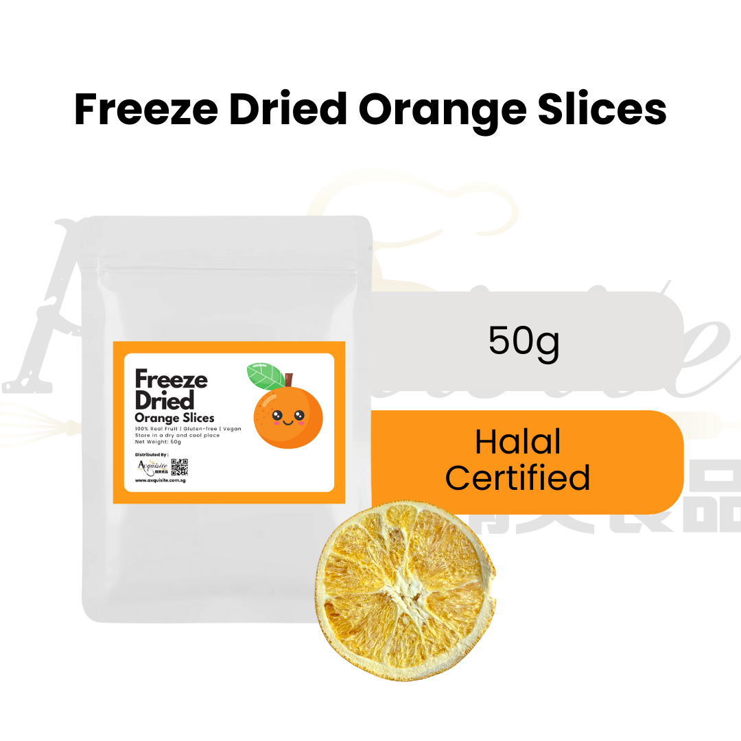 Freeze Dried Orange Slices 50g Healthy Snack – Axquisite Pte Ltd