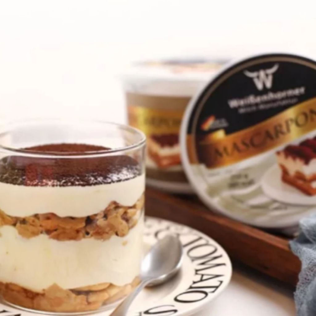 Weissenhorner Mascarpone 500g | Premium Tiramisu | Halal | Cream Cheese