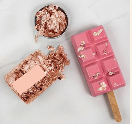 Edible Rose Gold Flakes| Baking Decorations| Baking Needs| DIY | Decorating Cake|Axquisite