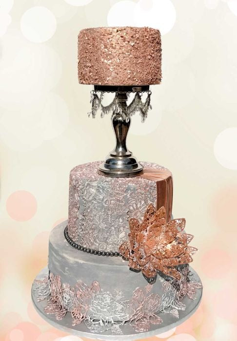 Edible Rose Gold Flakes| Baking Decorations| Baking Needs| DIY | Decorating Cake|Axquisite