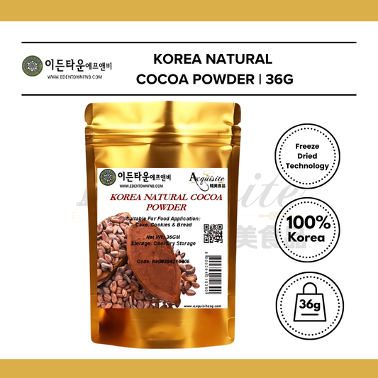 Edentown Korea Natural Cocoa Powder 36g/1kg