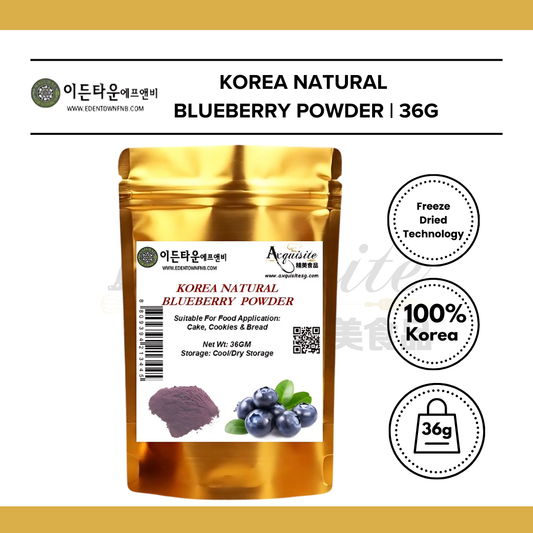 Edentown Korea Natural Blueberry Powder 36g/100g/1kg