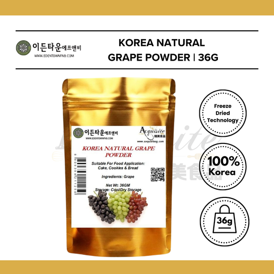 Edentown Korea Natural Grape Powder 36g/1kg