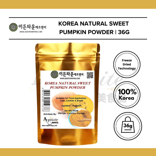 Edentown Korea Natural Sweet Pumpkin Powder 36g/100g/1kg