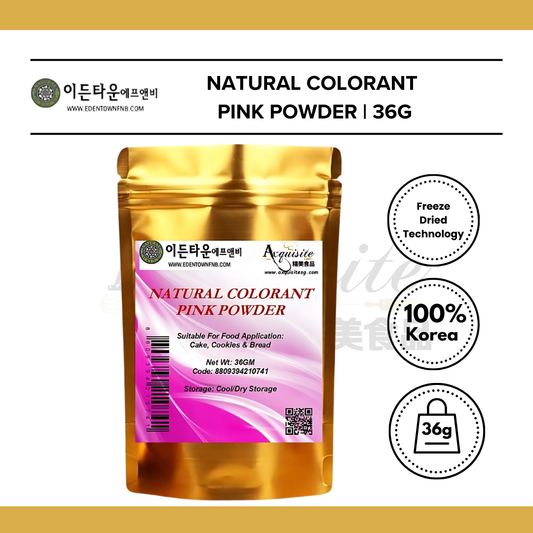 Edentown Korea Natural Colorant Pink Powder 36g/100g/1kg