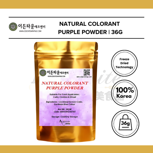 Edentown Korea Natural Colorant Purple Powder 36g/100g/1kg