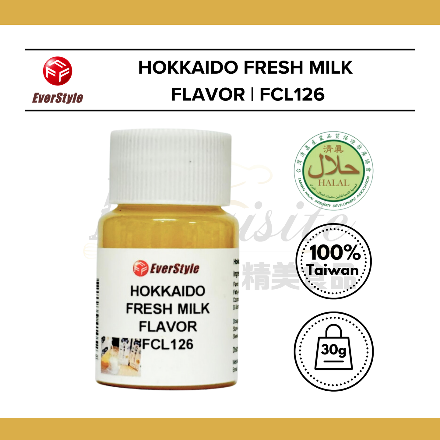 Everstyle Hokkaido Fresh Milk Flavor 30g (FCL126)