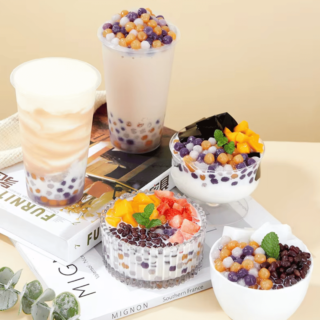 Tri-Colour Mixed Mini Taro Balls 1kg
