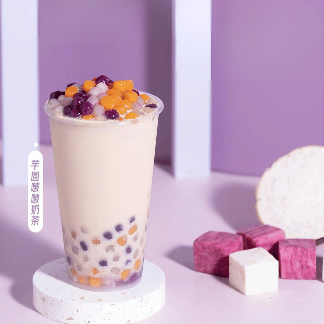 Tri-Colour Mixed Mini Taro Balls 1kg