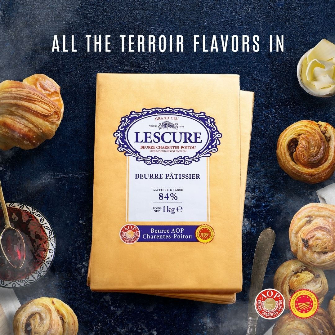 The Pastry Chefs Favourite: Lescure Unsalted Pastry Butter Sheet 1kg