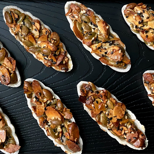 Mixed Nuts Rice Boat Tart