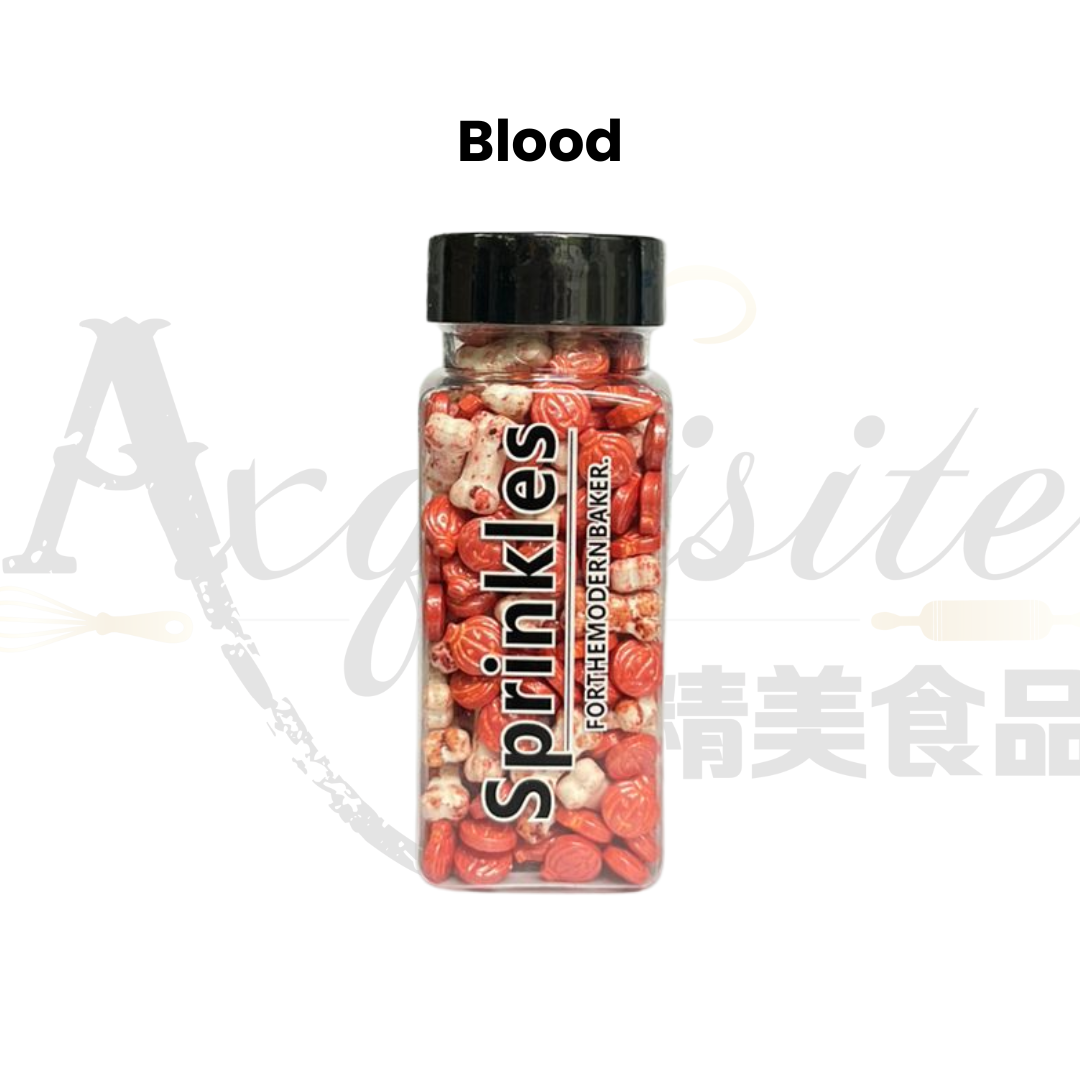 [SG READY STOCK] Edible Decorative Halloween Theme Candy Sugar Sprinkles Baking Decoration 100g | Axquisite
