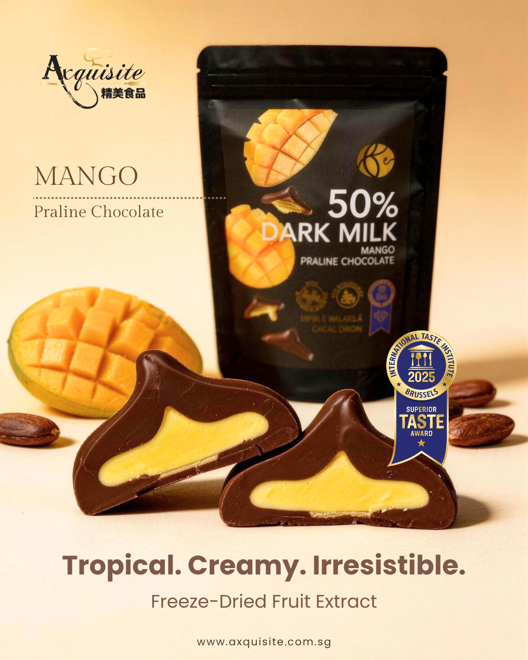 Bennsethicoa 50% Dark Milk Chocolate | Praline | Premium Chocolate | Chocolate Snack
