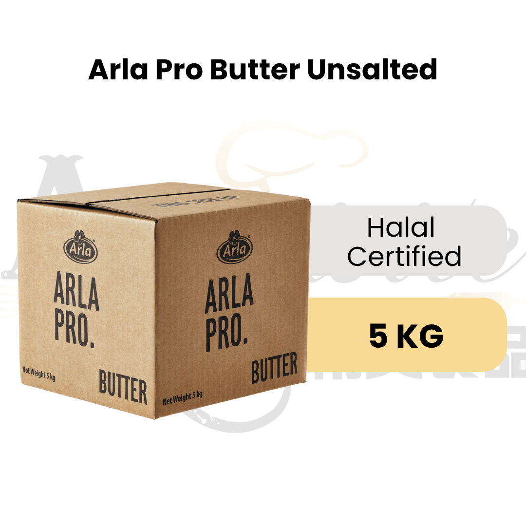 Arla Pro Butter Unsalted 5Kg | Halal Butter| Baking Butter| Cooking Needs