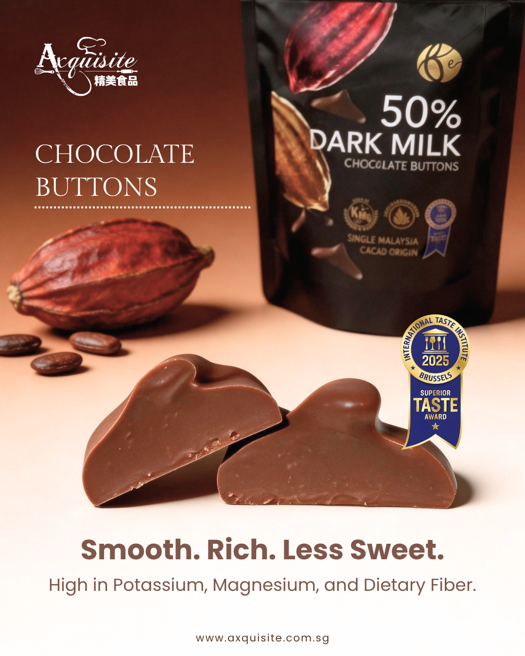 Bennsethicoa 50% Dark Milk Chocolate | Praline | Premium Chocolate | Chocolate Snack