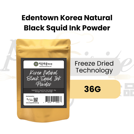 Edentown Korea Natural Black Squid Ink Powder 36g/100g/1kg