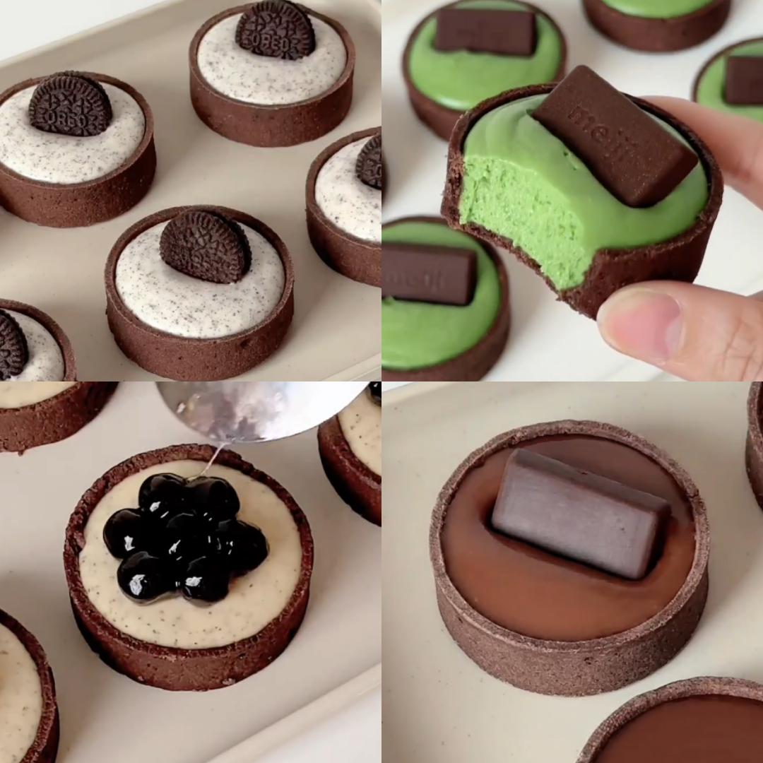 La Rose Noire LRN Chocolate Tart Shells Small Round 48mm