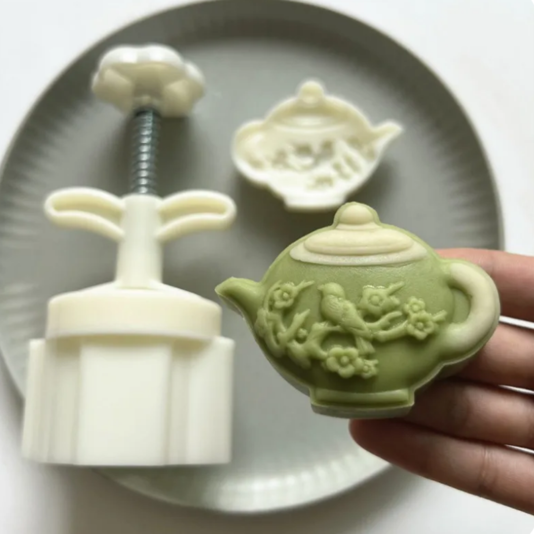 [PRE-ORDER BUNDLE DEAL] - Teapot Mooncake Mold 65g