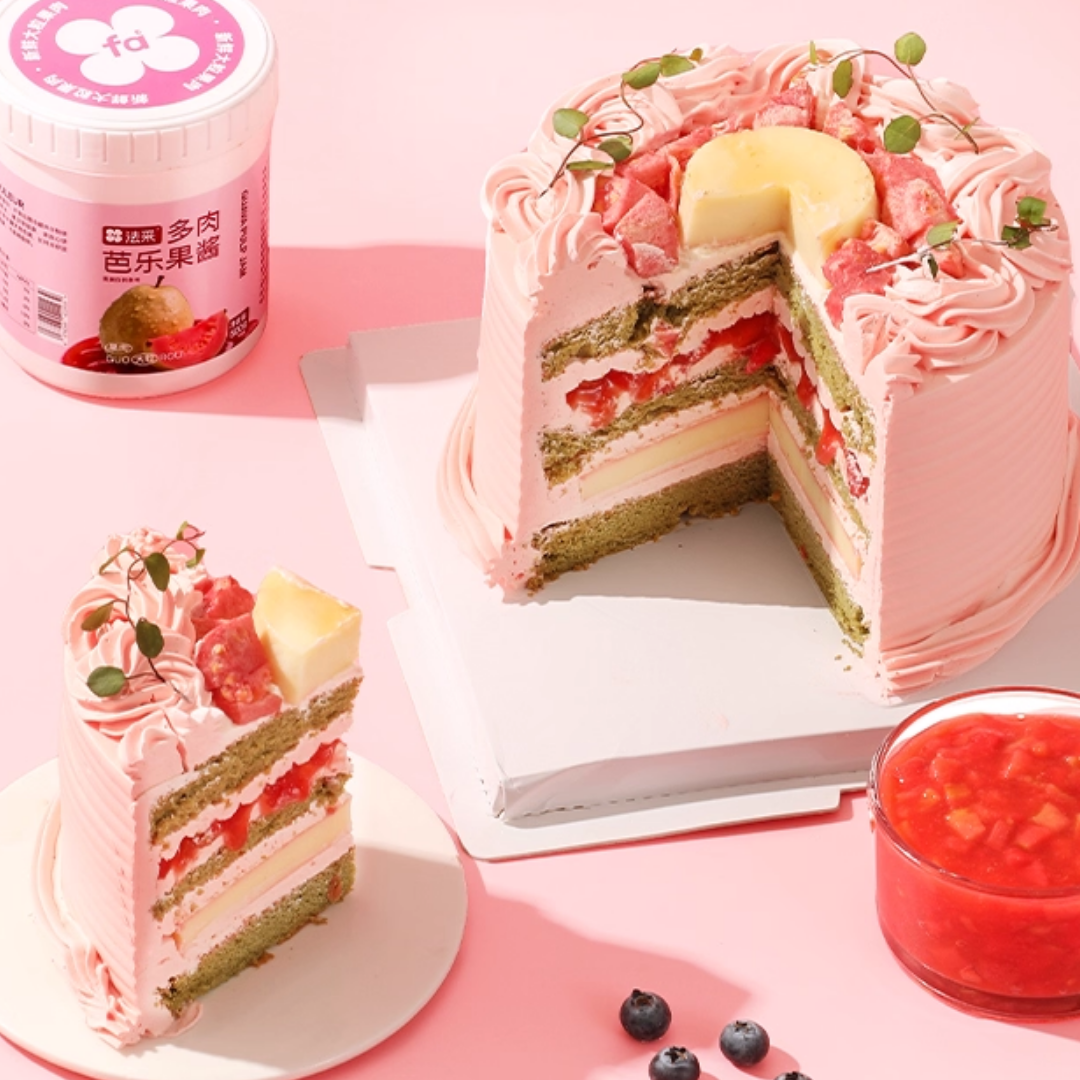 Fleur Couleur FC Guava Pulp Jam | Fruit Filling | Ready To Eat | Cake & Desserts