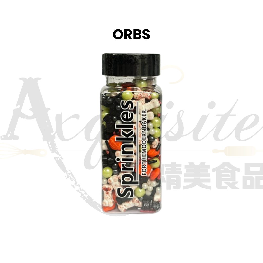 [SG READY STOCK] Edible Decorative Halloween Theme Candy Sugar Sprinkles Baking Decoration 100g | Axquisite