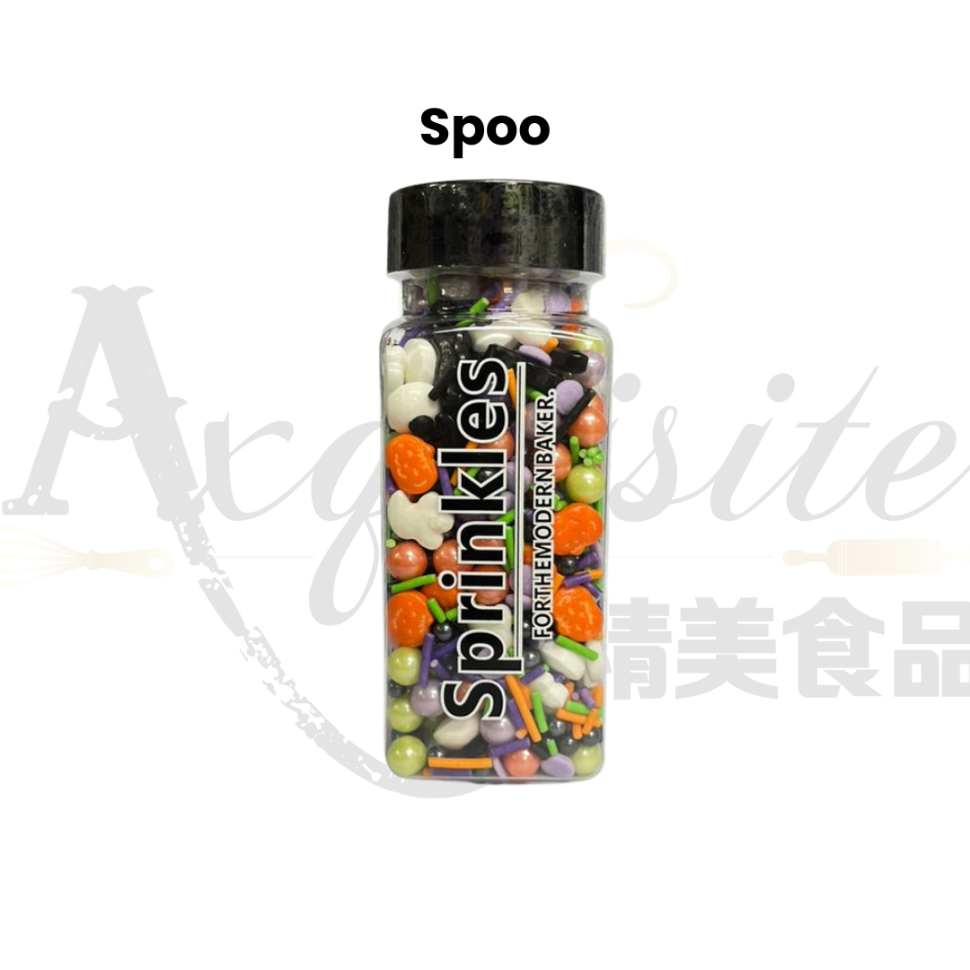 [SG READY STOCK] Edible Decorative Halloween Theme Candy Sugar Sprinkles Baking Decoration 100g | Axquisite