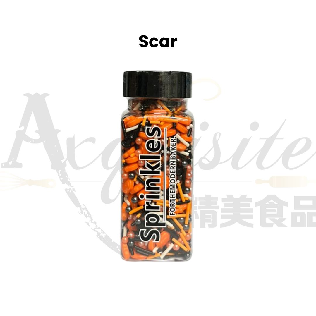 [SG READY STOCK] Edible Decorative Halloween Theme Candy Sugar Sprinkles Baking Decoration 100g | Axquisite