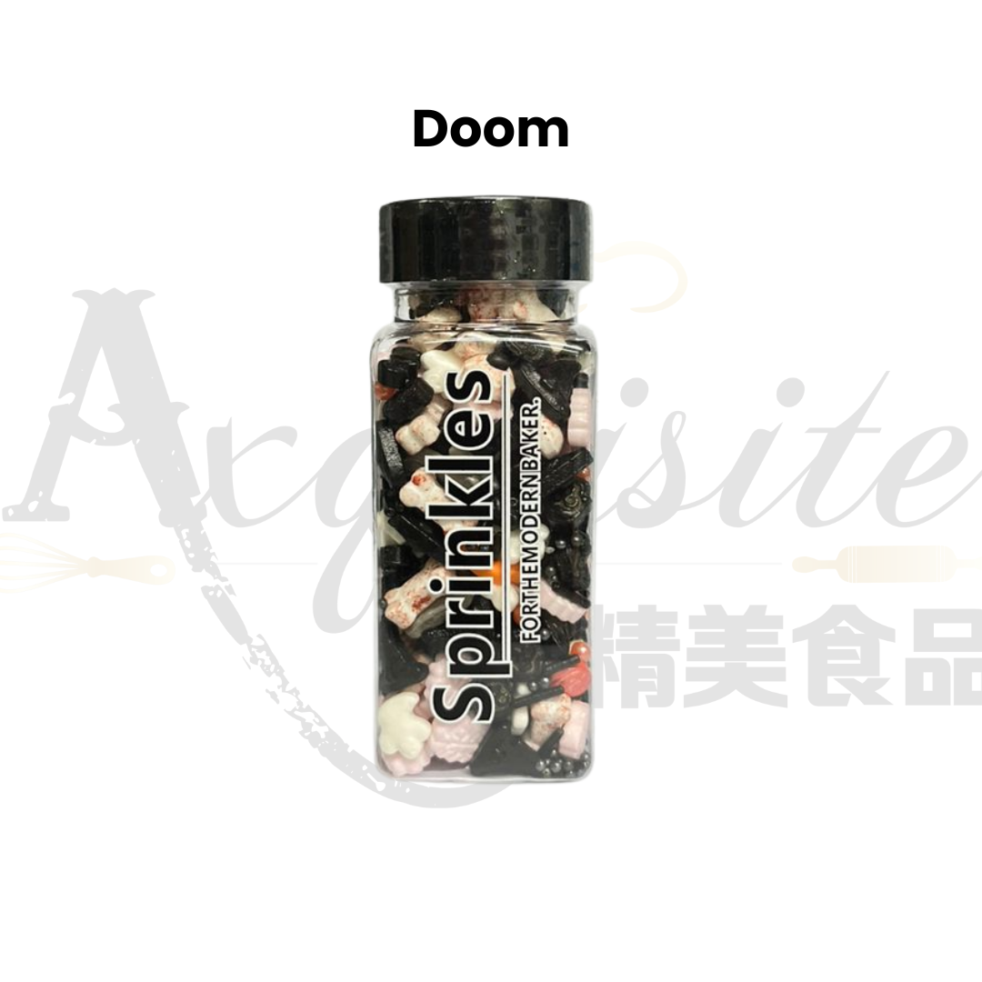 [SG READY STOCK] Edible Decorative Halloween Theme Candy Sugar Sprinkles Baking Decoration 100g | Axquisite