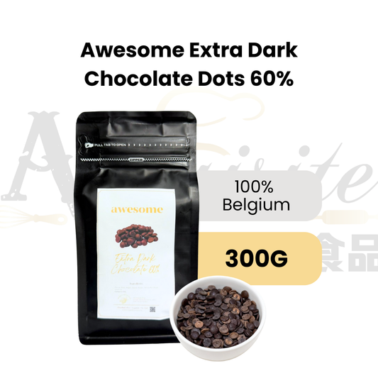 Awesome Extra Dark Chocolate Dots 60%
