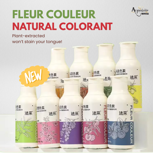 Fleur Couleur Natural Food Colouring 38g Vibrant Concentrated Edible Colourant For Baking, Cake Decorating & Icing