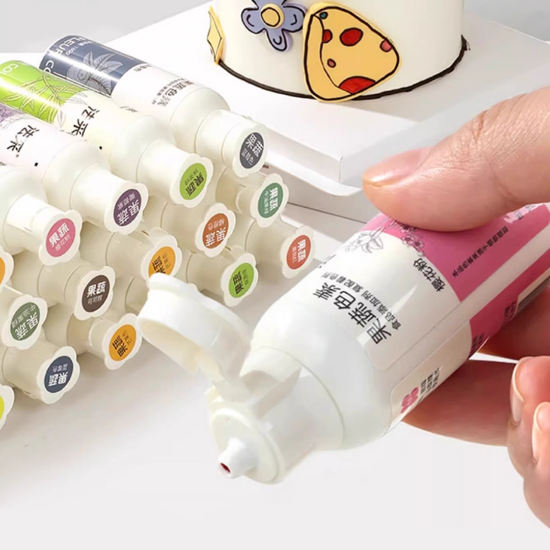 Fleur Couleur Natural Food Colouring 38g Vibrant Concentrated Edible Colourant For Baking, Cake Decorating & Icing