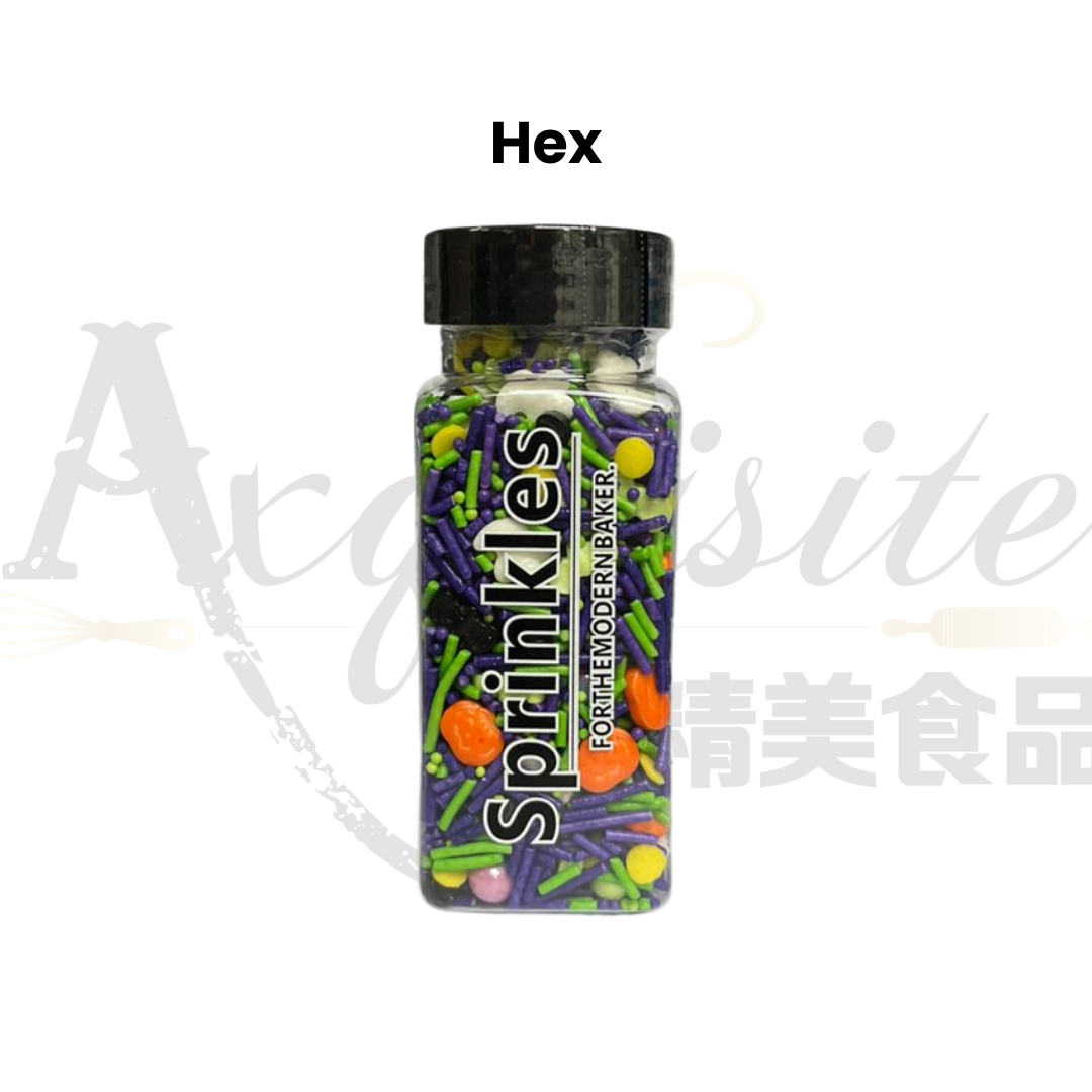 [SG READY STOCK] Edible Decorative Halloween Theme Candy Sugar Sprinkles Baking Decoration 100g | Axquisite