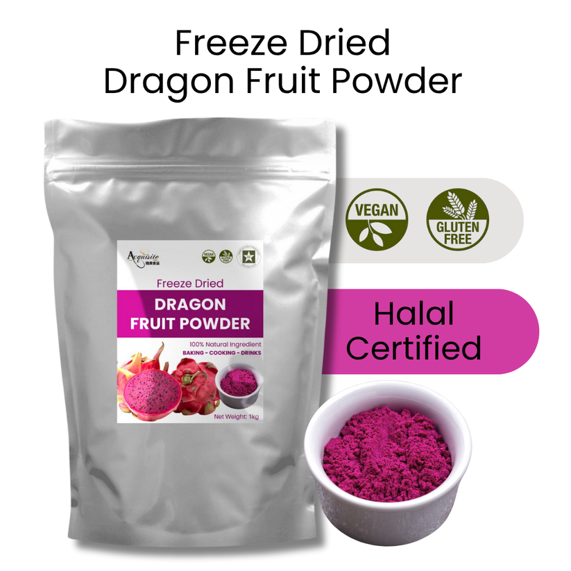 Natural Freeze Dried Dragon Fruit Powder 1kg – Axquisite Pte Ltd