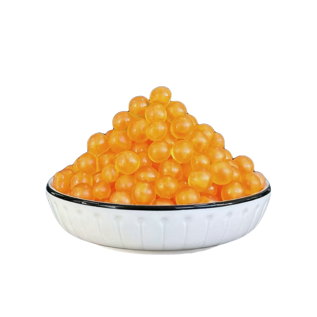 Sweet Potato Popping Boba | Ready-to-Use Mochi Q | DIY Desserts & Beverages Toppings