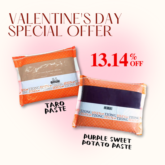 [Bundle Deal] Tzong Hsin Taro Paste + Purple Sweet Potato Paste | Valentine's Special Offer