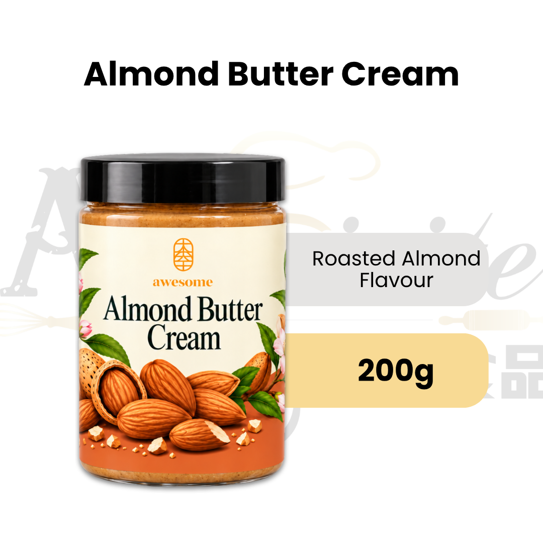 Awesome Almond Butter Cream 200g jar with roasted almond flavour