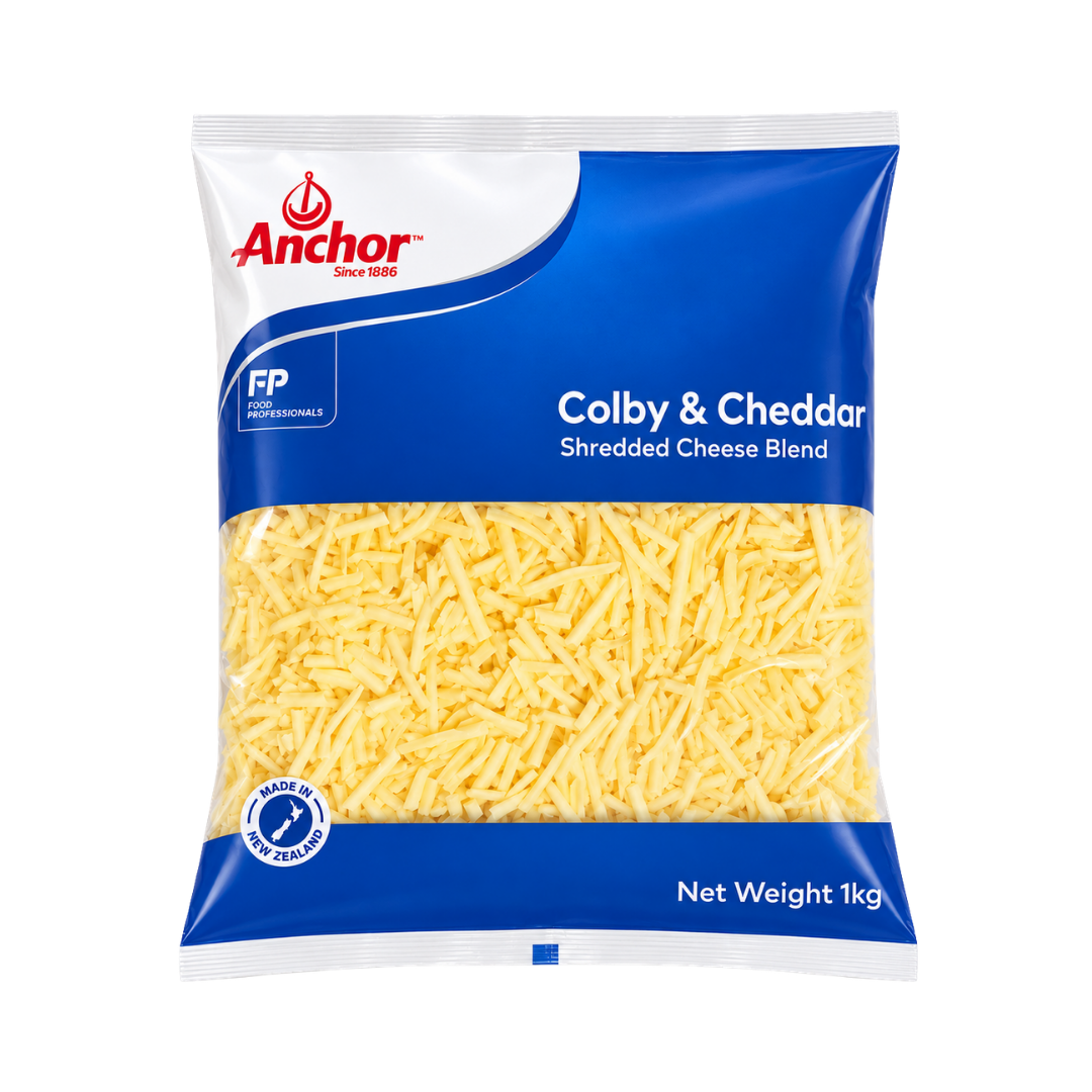 Anchor Colby & Cheddar Shredded Cheese 1kg
