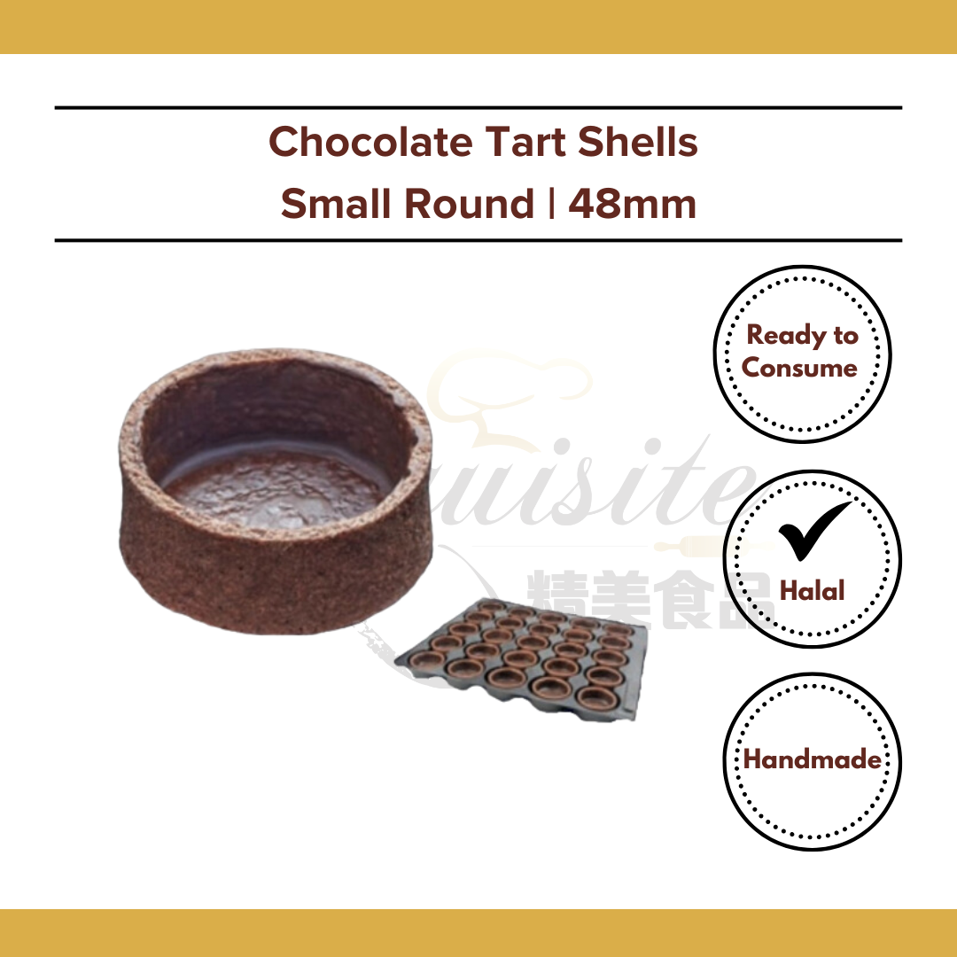 La Rose Noire LRN Chocolate Tart Shells Small Round 48mm