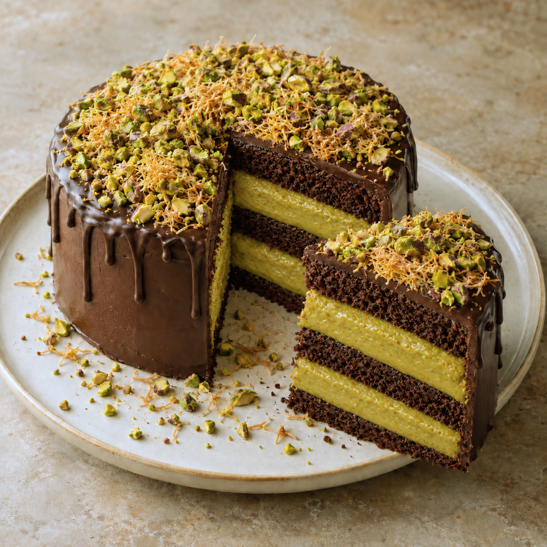 BakeMark Crunchy Kunafa Pistachio Filling