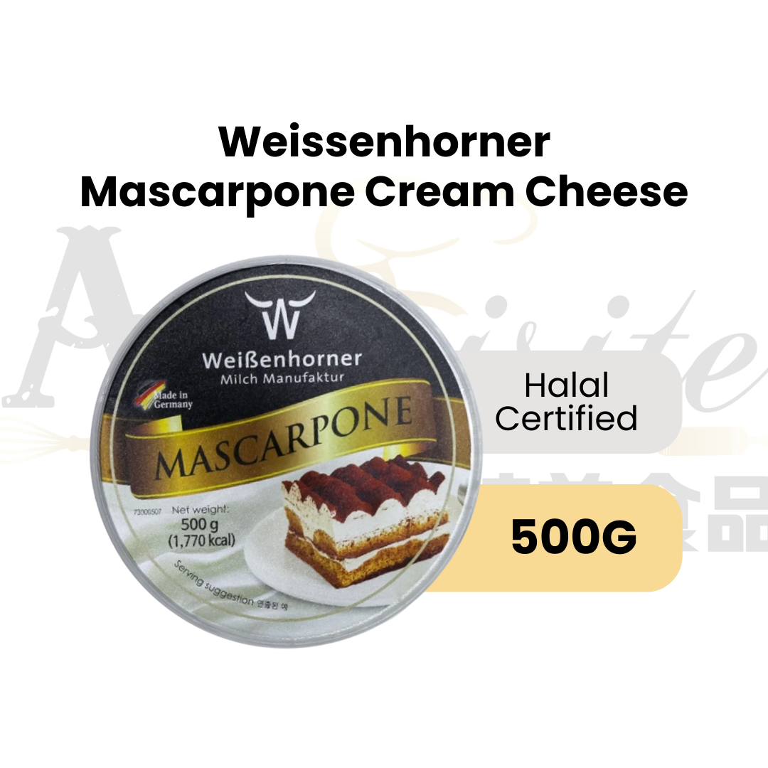 Weissenhorner Mascarpone 500g | Premium Tiramisu | Halal | Cream Cheese