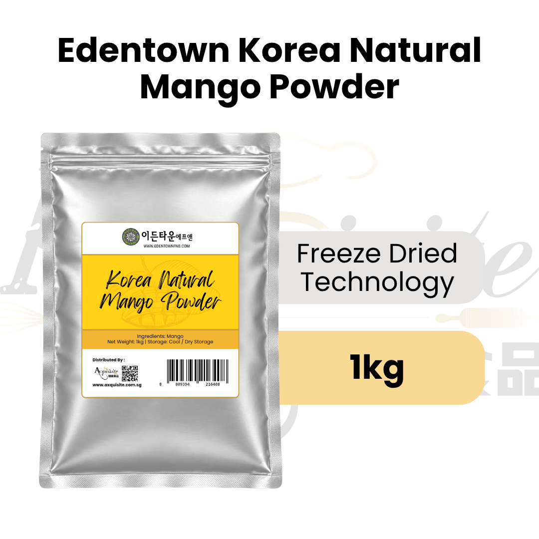 Korean vegan-friendly Mango Powder in 1kg packaging, freeze-dried technology