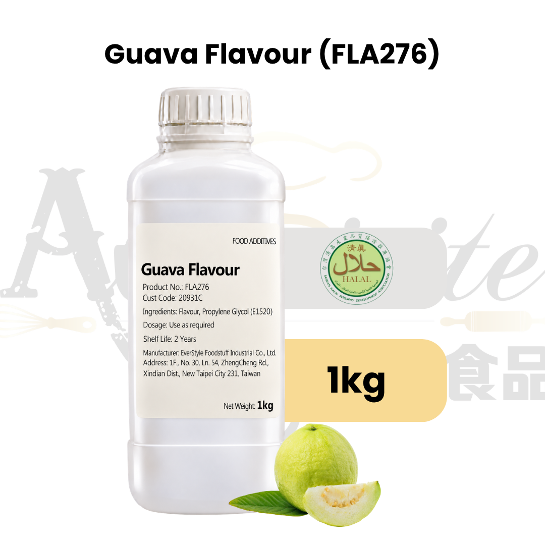 Everstyle Guava Essence Flavouring 1kg for baking, cakes, pastries, desserts and beverages