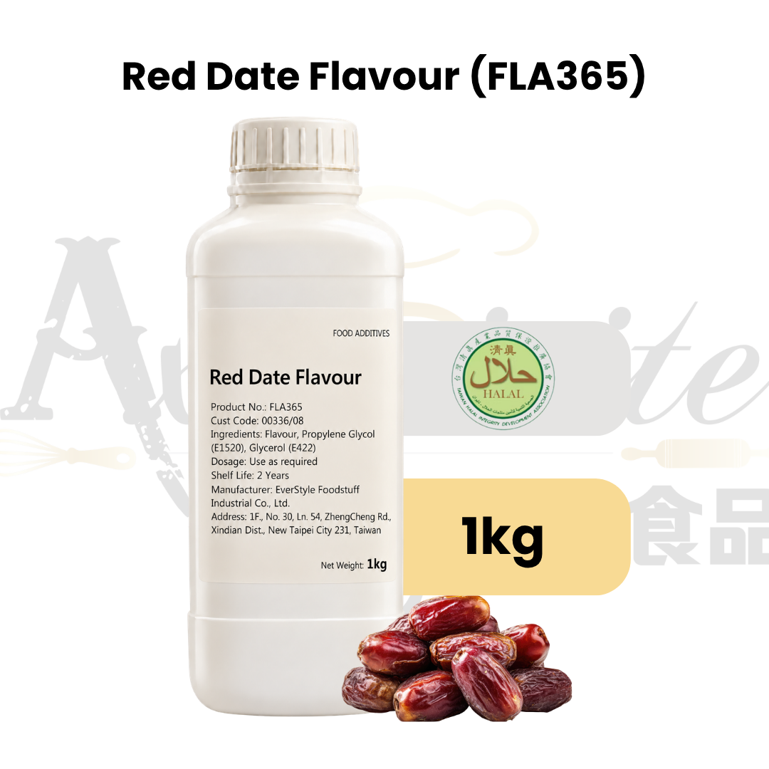 Everstyle Red Date Essence Flavouring 1kg for baking, cakes, pastries, desserts and beverages