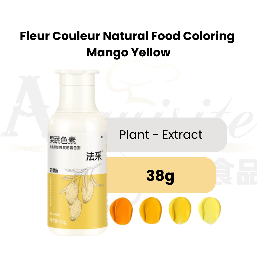 Fleur Couleur Colouring Liquid Natural | Mango Yellow 38g