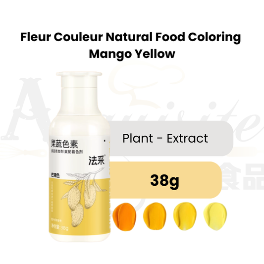 Fleur Couleur Colouring Liquid Natural | Mango Yellow 38g