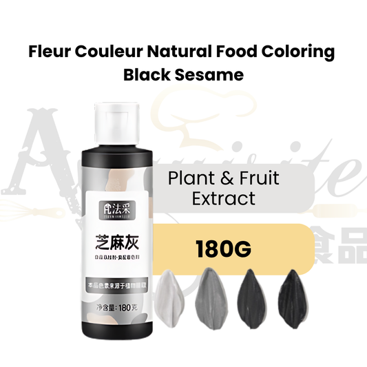 Fleur Couleur Natural Food Colouring 180g | Sesame Black